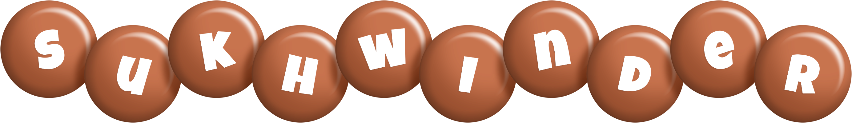 Sukhwinder candy-brown logo