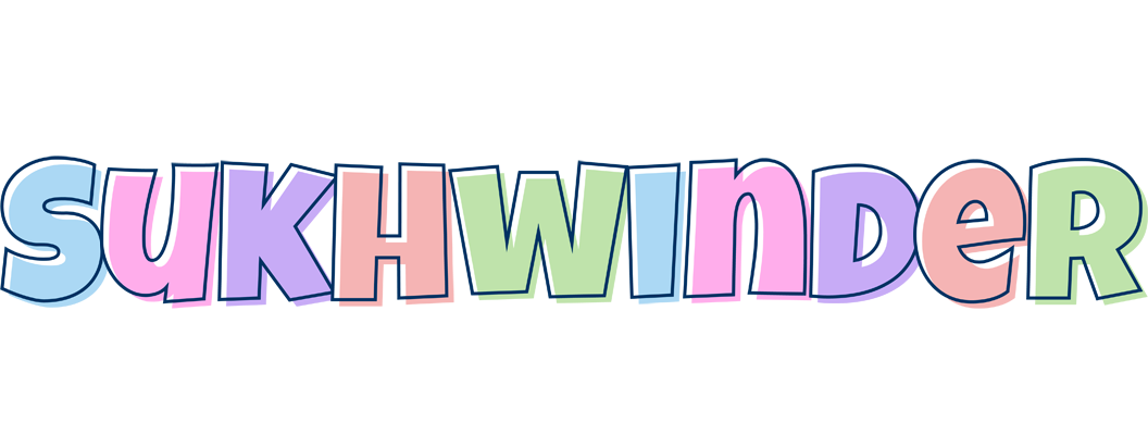 Sukhwinder pastel logo