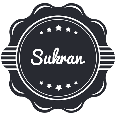 Sukran badge logo