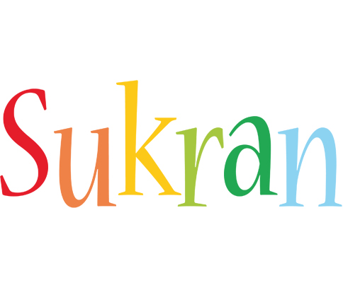 Sukran birthday logo