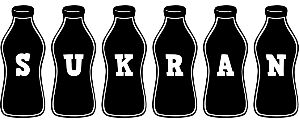Sukran bottle logo
