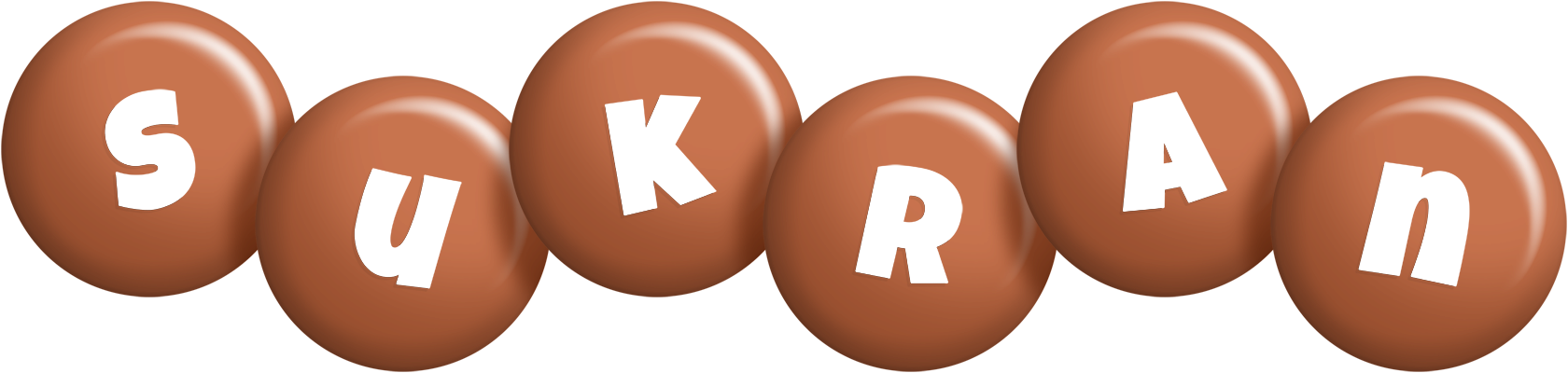 Sukran candy-brown logo