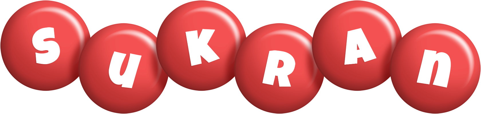 Sukran candy-red logo