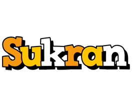 Sukran cartoon logo