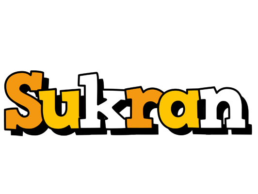Sukran cartoon logo