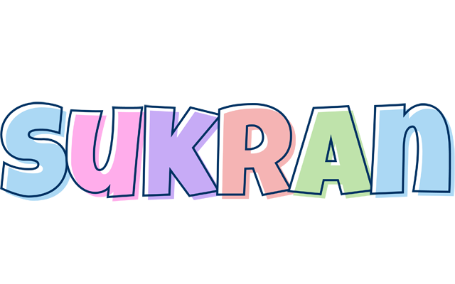 Sukran pastel logo