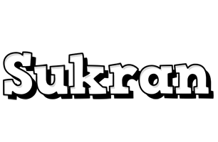 Sukran snowing logo