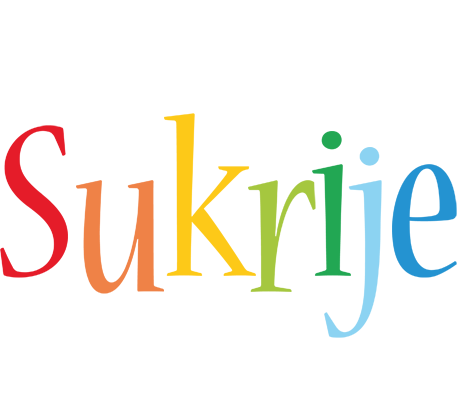Sukrije birthday logo