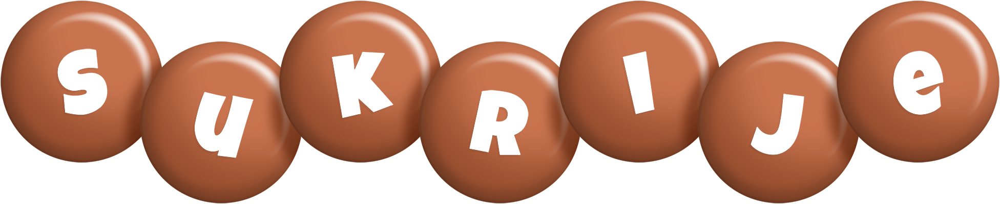 Sukrije candy-brown logo