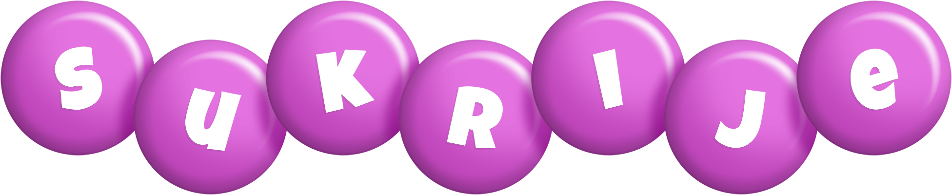 Sukrije candy-purple logo