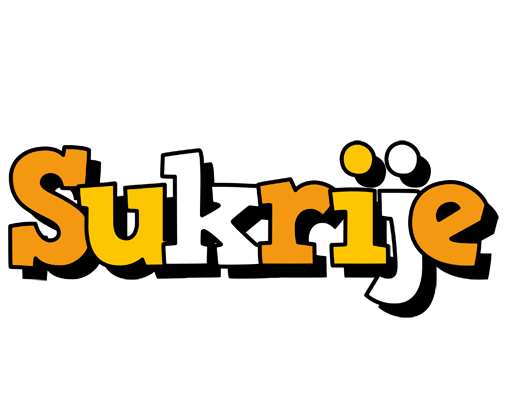 Sukrije cartoon logo