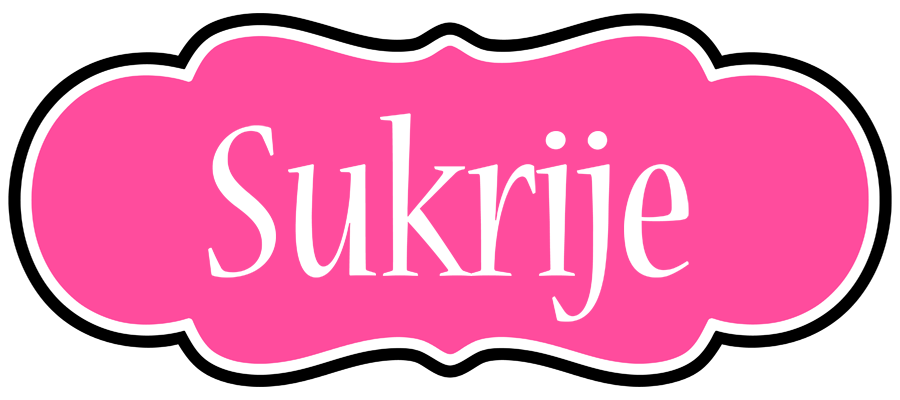 Sukrije invitation logo