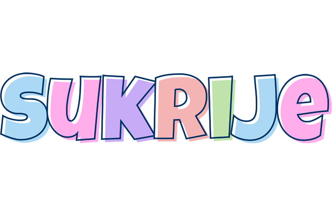 Sukrije pastel logo