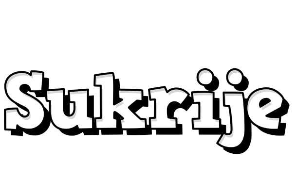Sukrije snowing logo