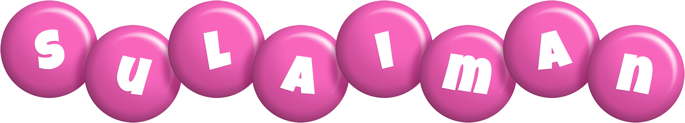 Sulaiman candy-pink logo
