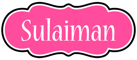 Sulaiman invitation logo