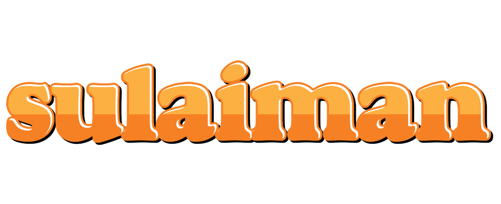 Sulaiman orange logo