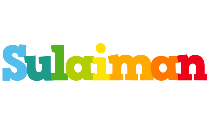 Sulaiman rainbows logo