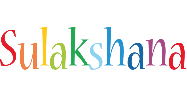 Sulakshana birthday logo