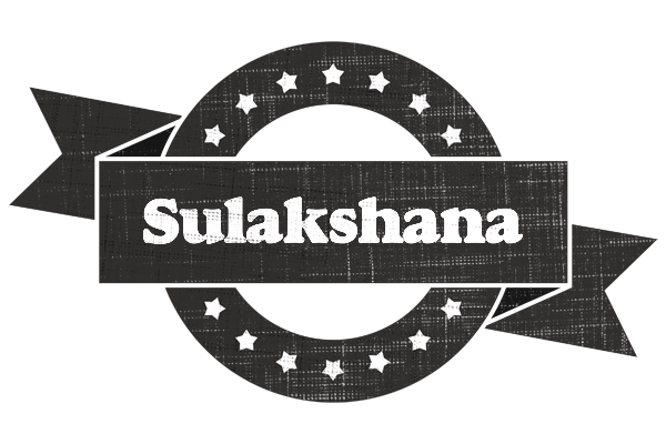 Sulakshana grunge logo
