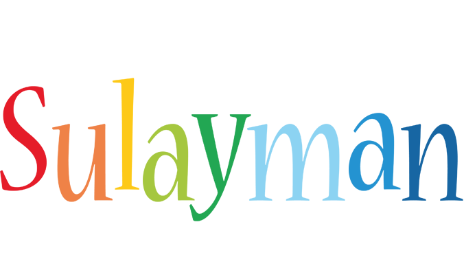 Sulayman birthday logo