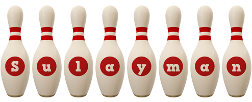 Sulayman bowling-pin logo