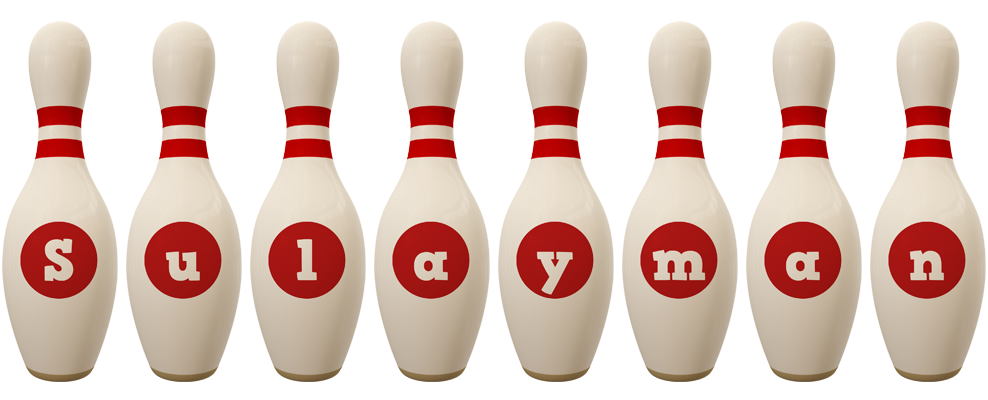 Sulayman bowling-pin logo