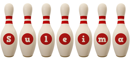 Suleima bowling-pin logo
