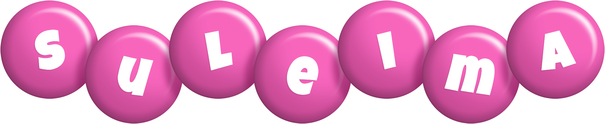 Suleima candy-pink logo
