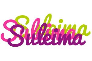 Suleima flowers logo