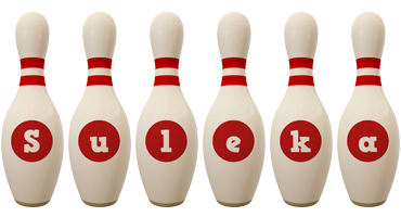 Suleka bowling-pin logo