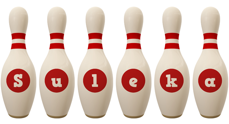 Suleka bowling-pin logo