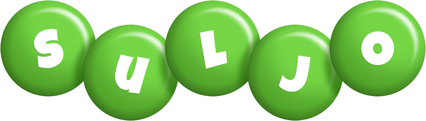 Suljo candy-green logo