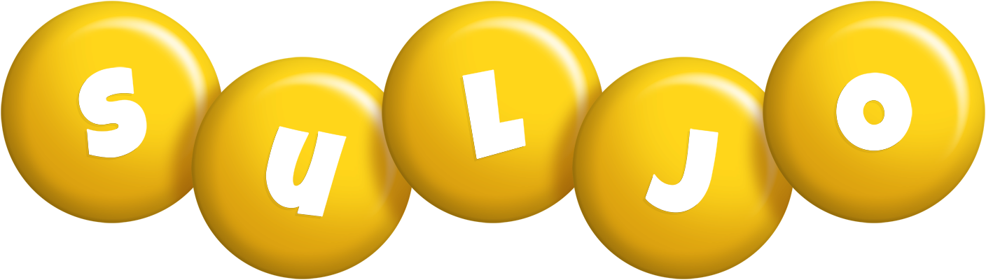 Suljo candy-yellow logo
