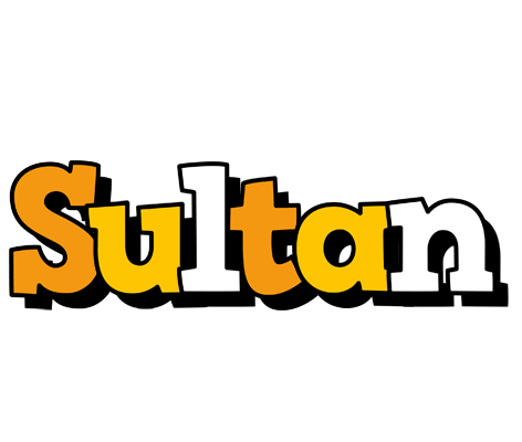 Sultan cartoon logo