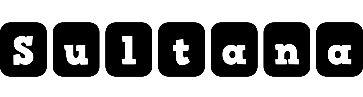 Sultana box logo