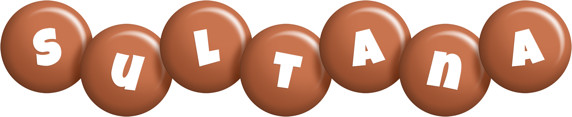 Sultana candy-brown logo