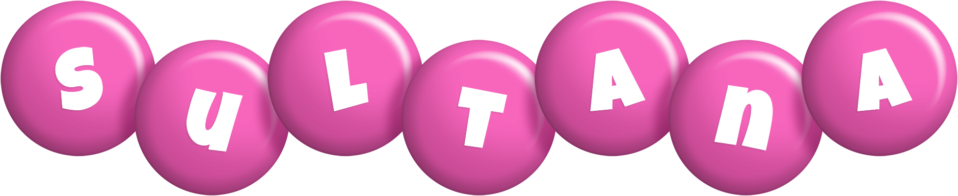 Sultana candy-pink logo