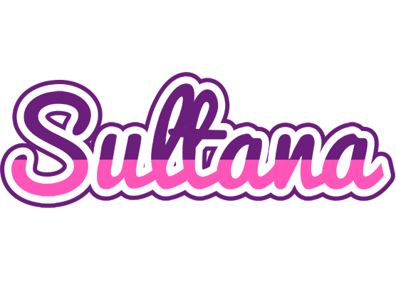 Sultana cheerful logo