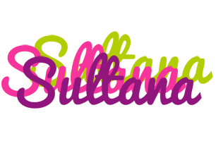 Sultana flowers logo
