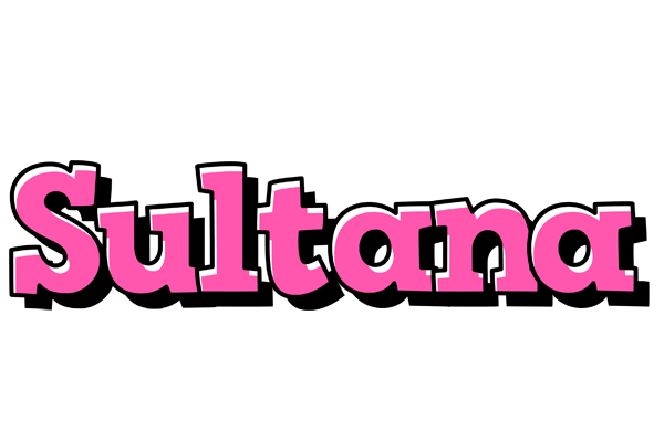 Sultana girlish logo