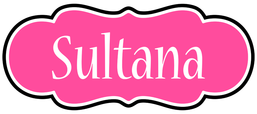 Sultana invitation logo