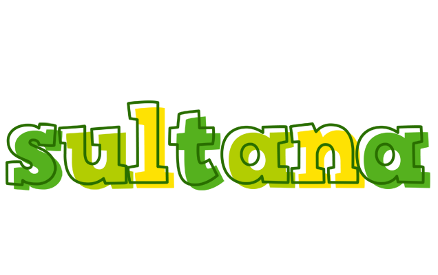 Sultana juice logo