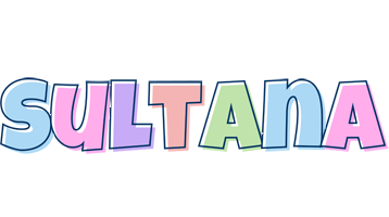 Sultana pastel logo