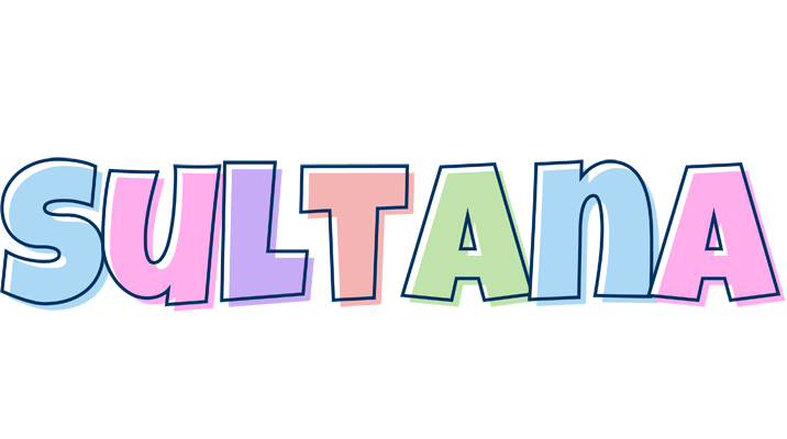 Sultana pastel logo