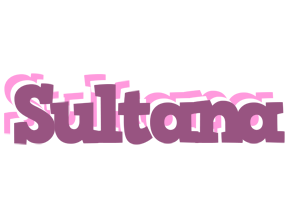 Sultana relaxing logo