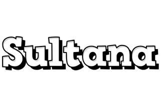 Sultana snowing logo