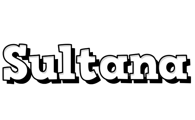 Sultana snowing logo