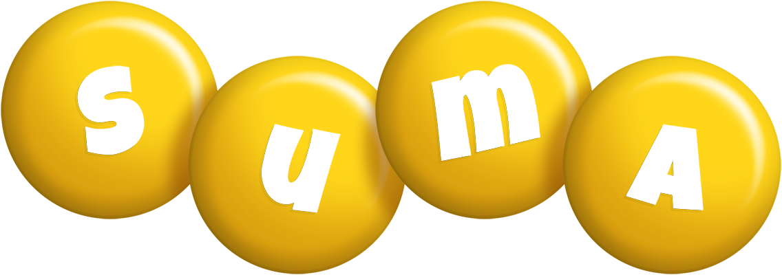 Suma candy-yellow logo