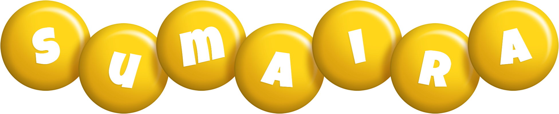 Sumaira candy-yellow logo